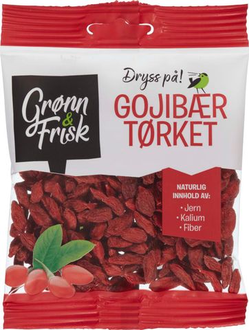 Grønn & Frisk Gojibær Tørket Økologisk | 40g