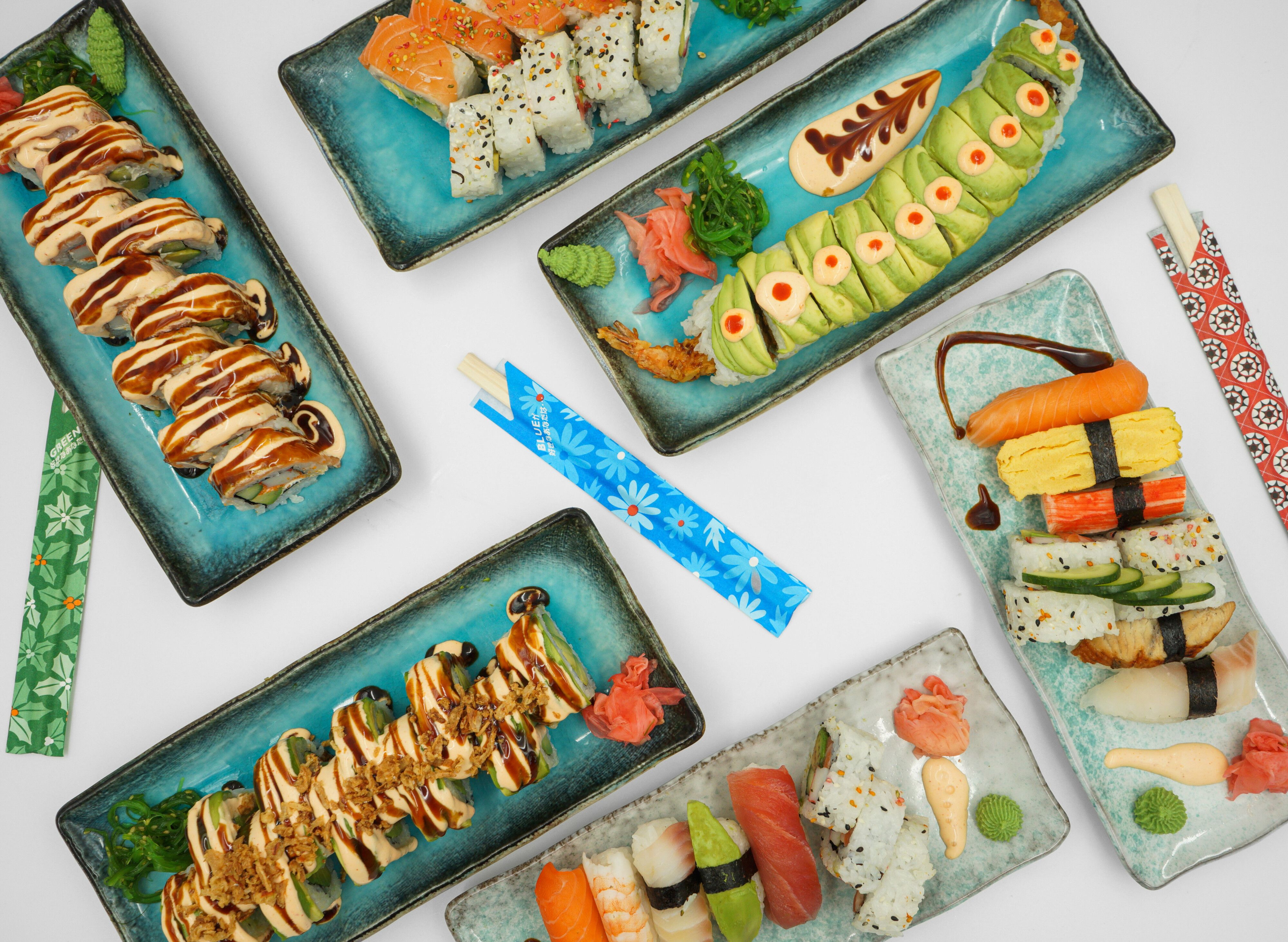 Wasabi Rollin Sushi Truck vendor logo
