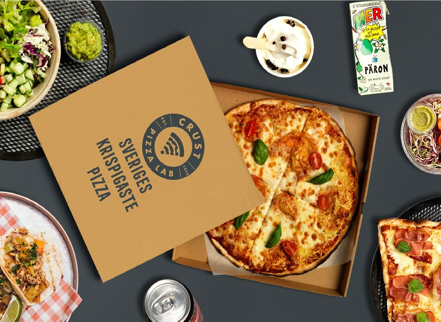 Crust Pizza Lab Stormalmö's menu in Malmö Food delivery in Malmö