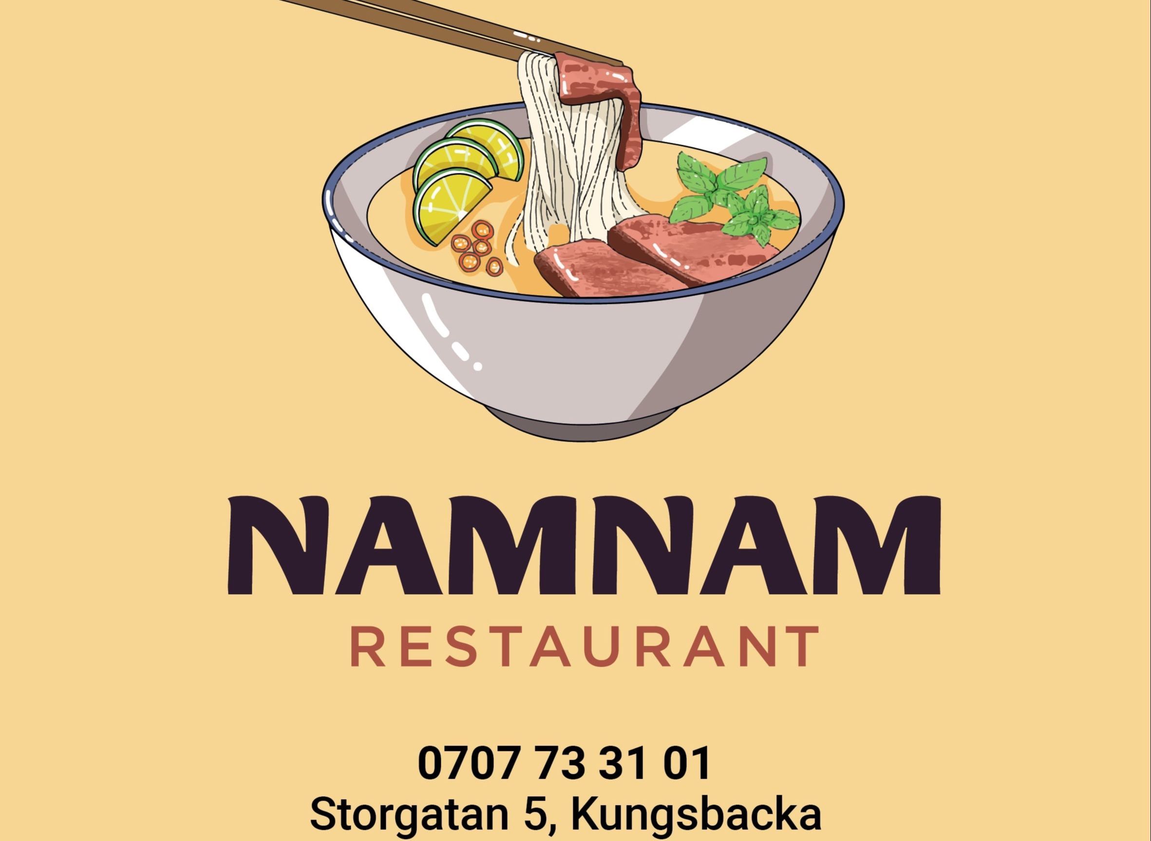 NamNam Restaurant vendor logo