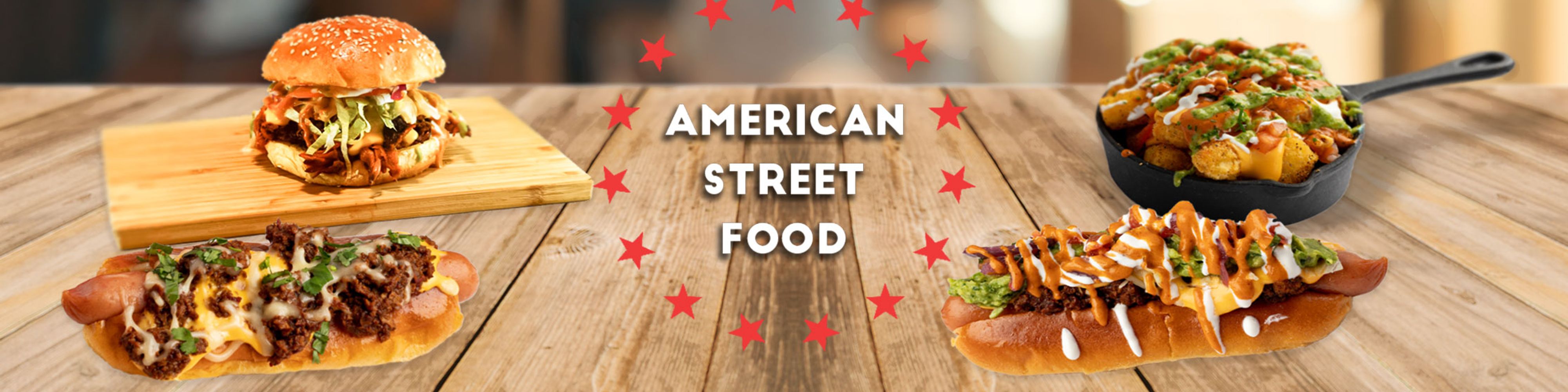 American Street Foods meny - Beställ online i Stockholm | foodora