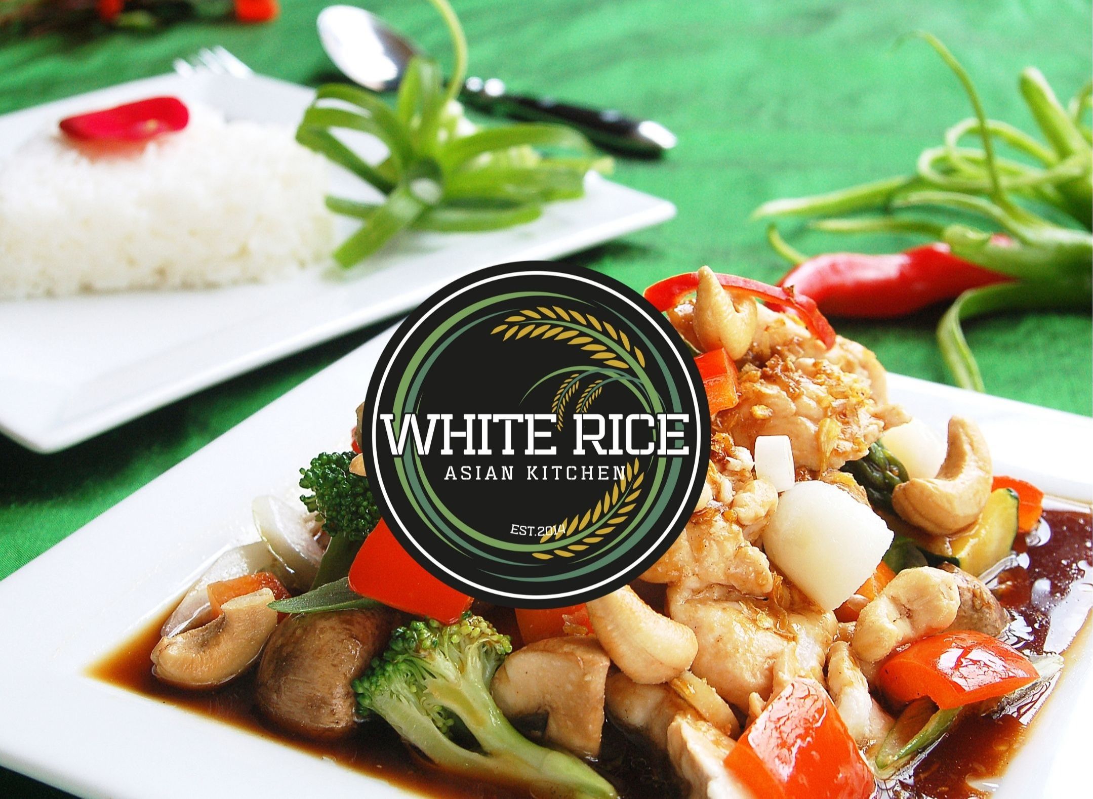 White Rice Asian Kitchen vendor logo