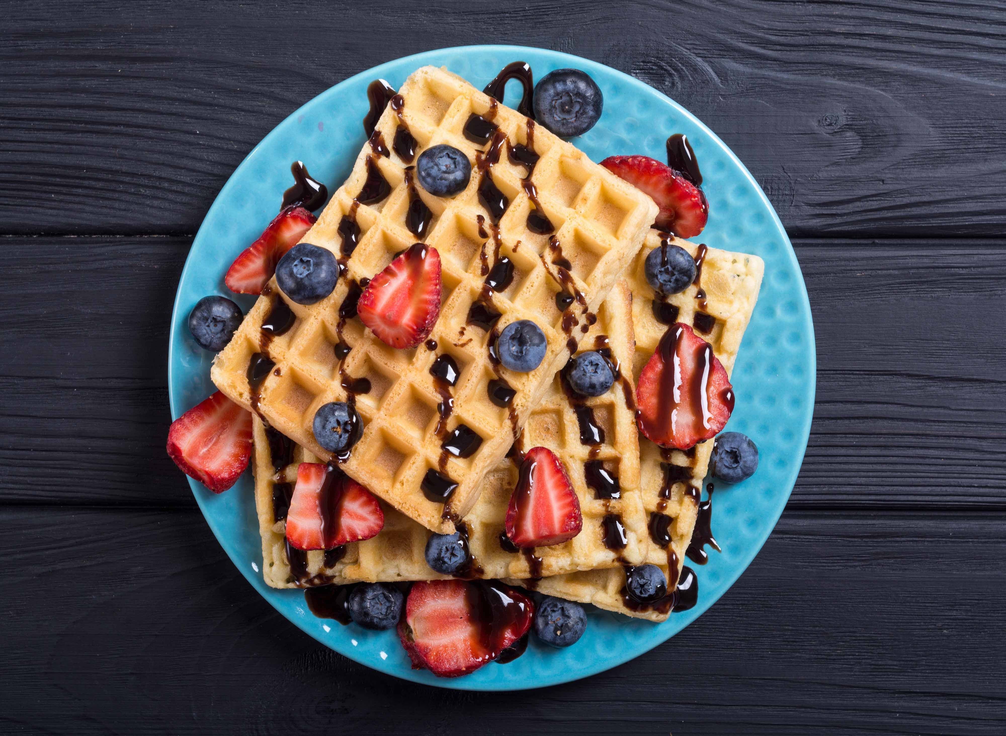 Waffle lounge vendor logo