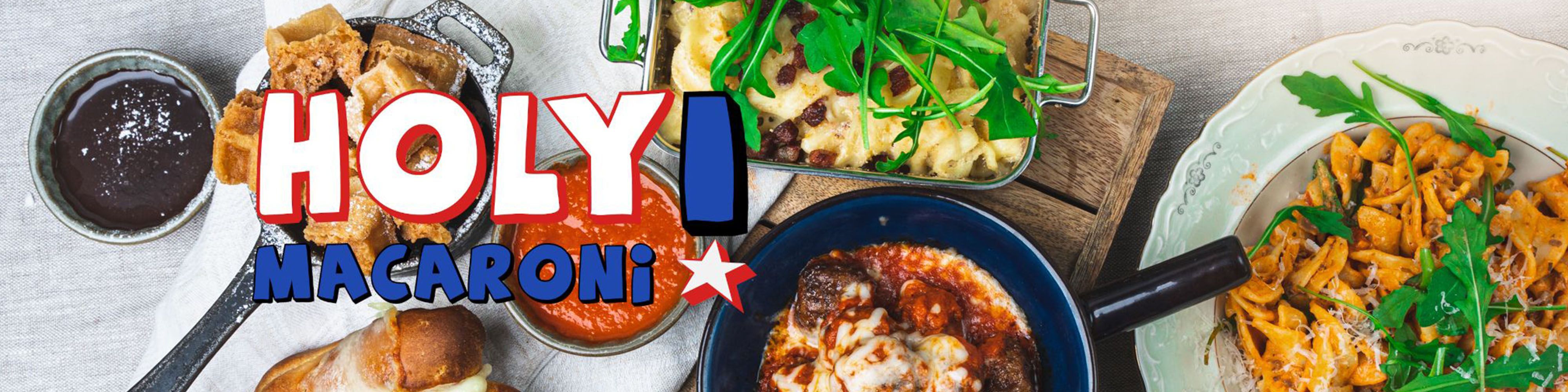 Holy Macaroni! Storvretsvägen vendor logo