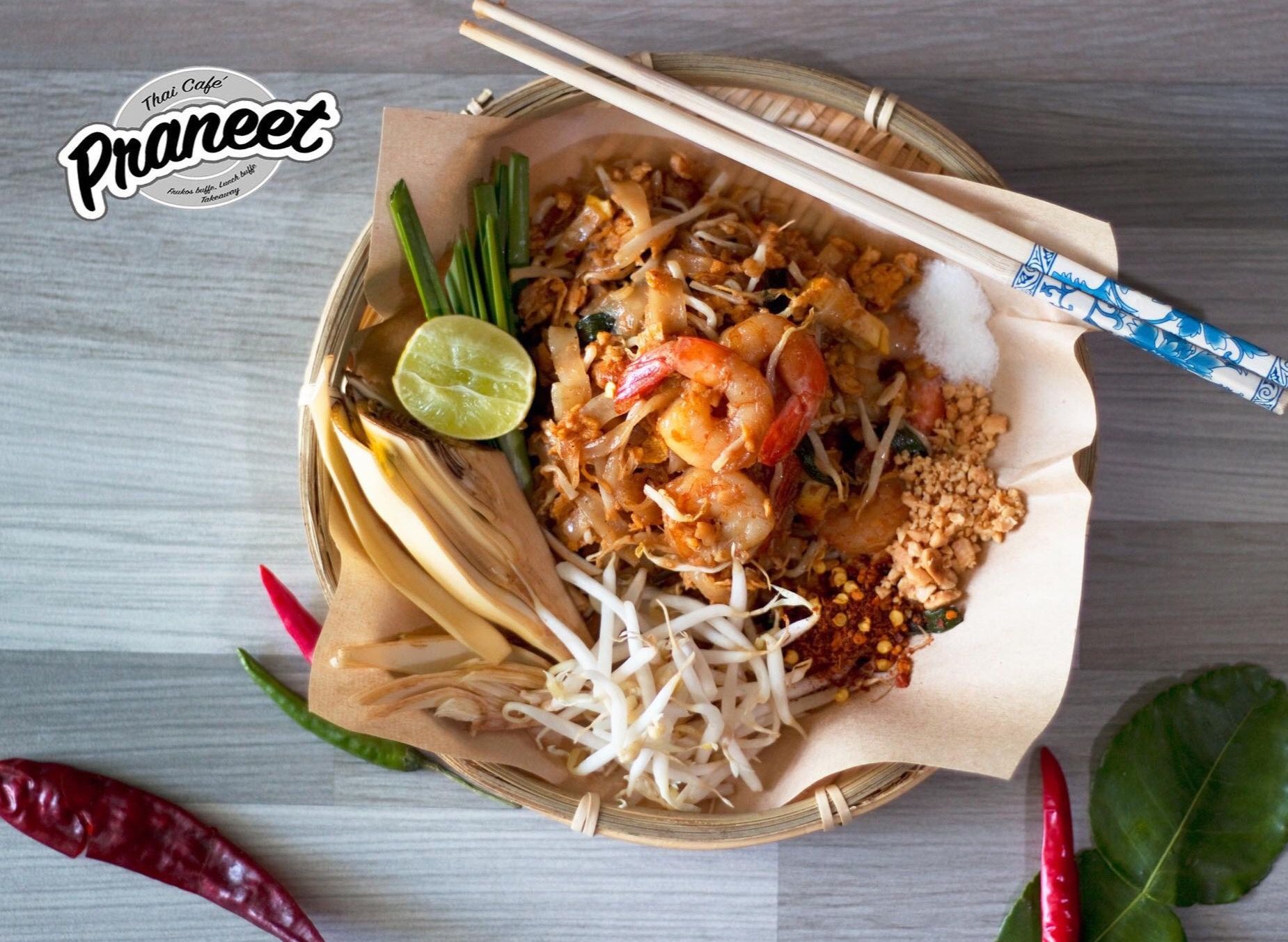 Praneet Thai cafe restaurang vendor logo
