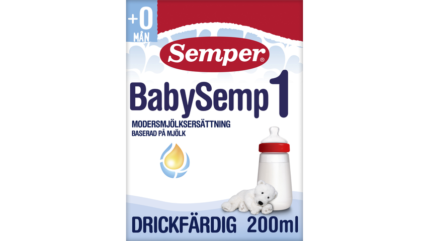 Semper Baby Semp 1 Modersmjölksers Från 0 Månader 200ml