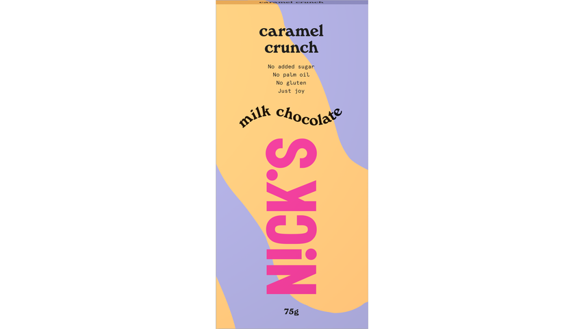 Nick's Milk Chocolate Caramel Crunch | 75g