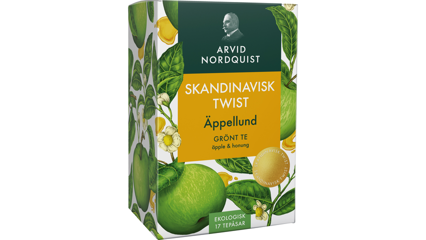 Arvid Nordquist Äppellund Grönt Te EKO 17st