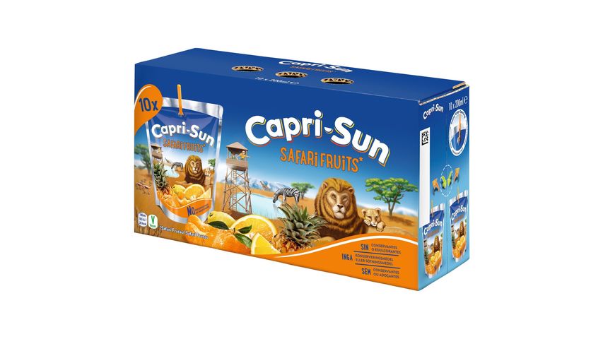 Capri-Sun Safari Fruit 200ml 10pcs