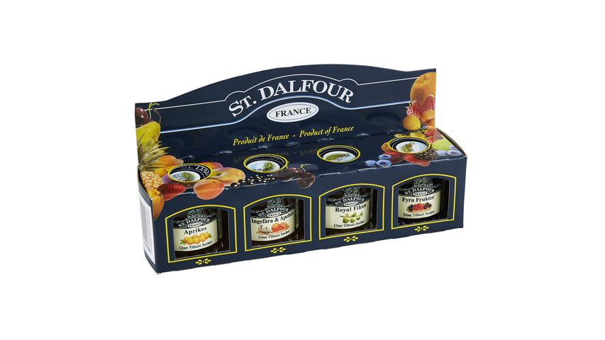 St.Dalfour Marmelad Presentask 4x28g 