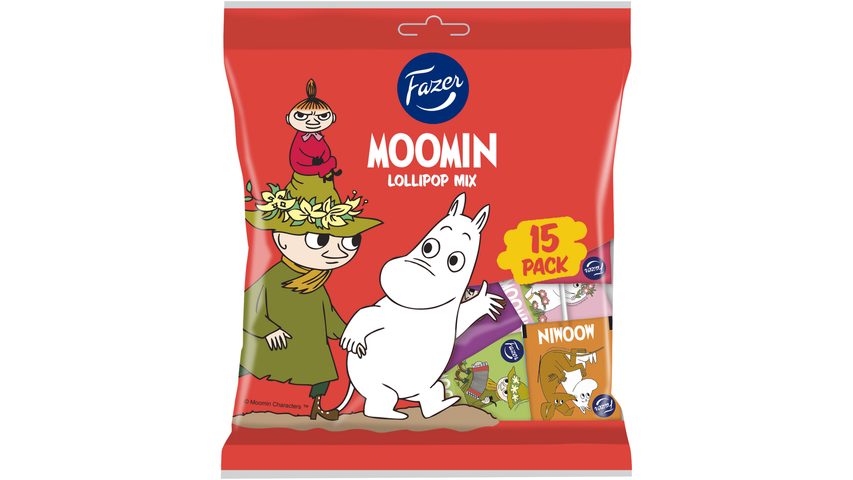 Fazer Moomin Lollipop Mix 120g