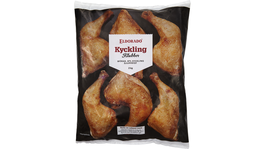 Eldorado Kycklingklubba Fryst 2000g