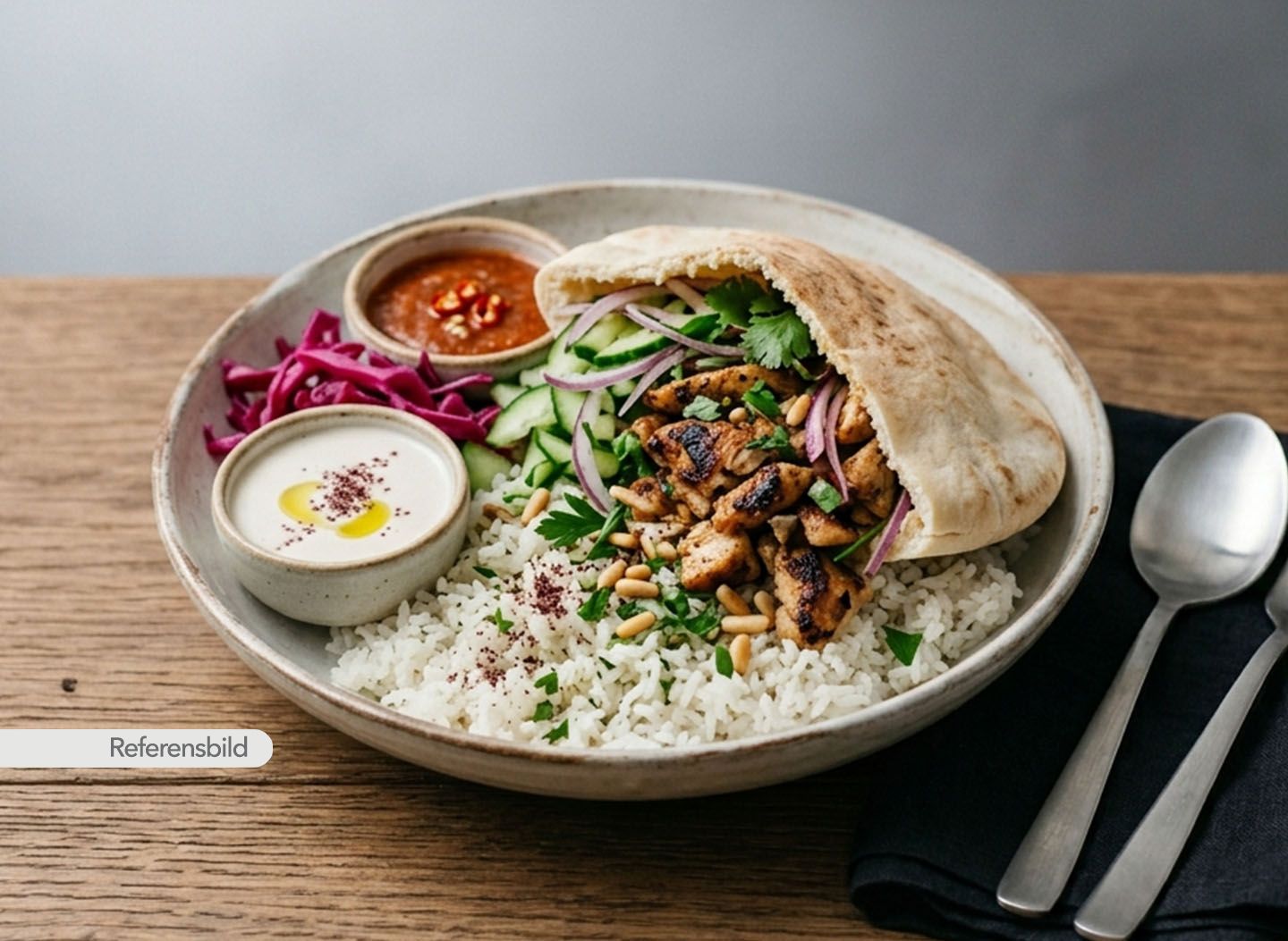 Kyckling Shawarma med Pita