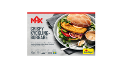 Kronfågel/Max Crispy Kycklingburgare 440g