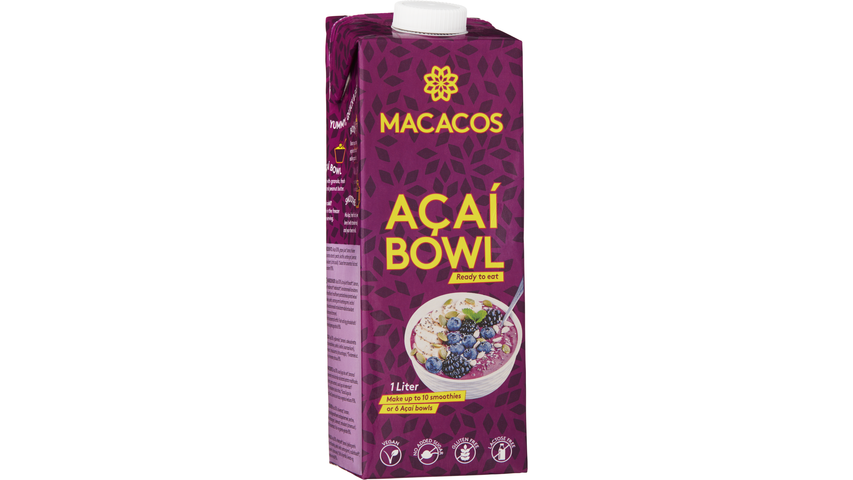 Macacos Acai Smoothie Bowl Färdigmixad 1l