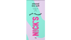 Nick's Dark Chocolate Almond Sea Salt | 75g