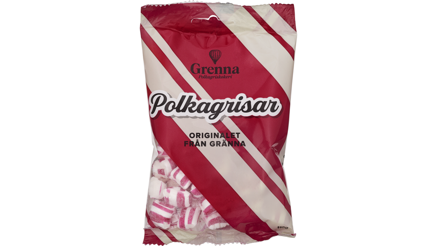 Grenna Polkagriskokeri Polkagrisar 110g 