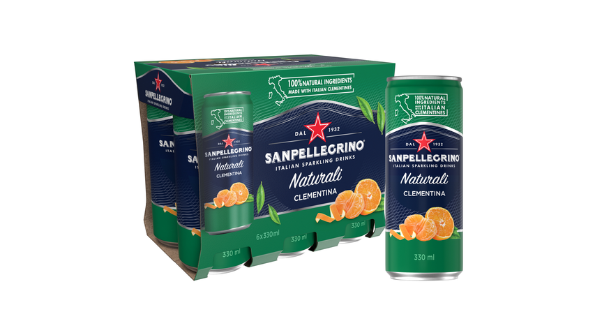 San Pellegrino Clementina 330ml 6-p