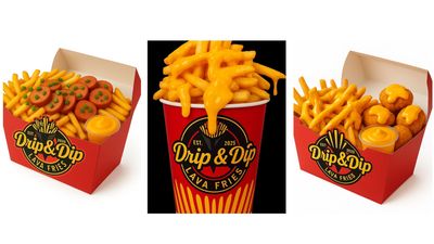 Drip & Dip Fries Station
