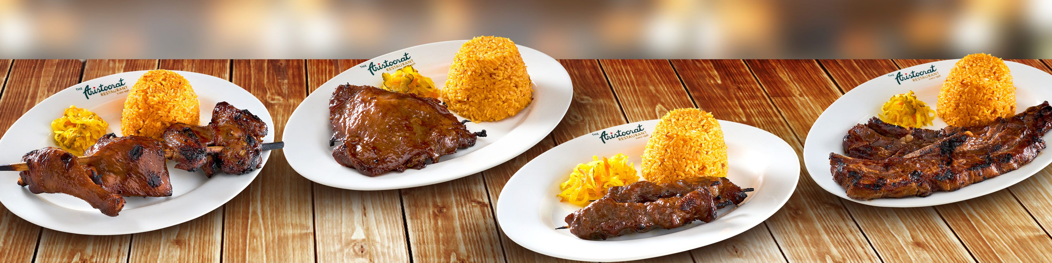 Aristocrat menu deals