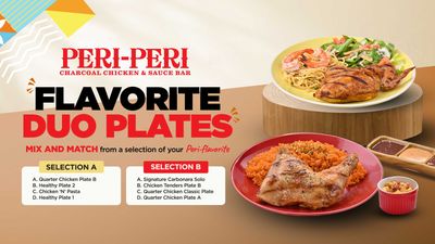 Peri-Peri Charcoal Chicken & Sauce Bar - SM Sto Tomas