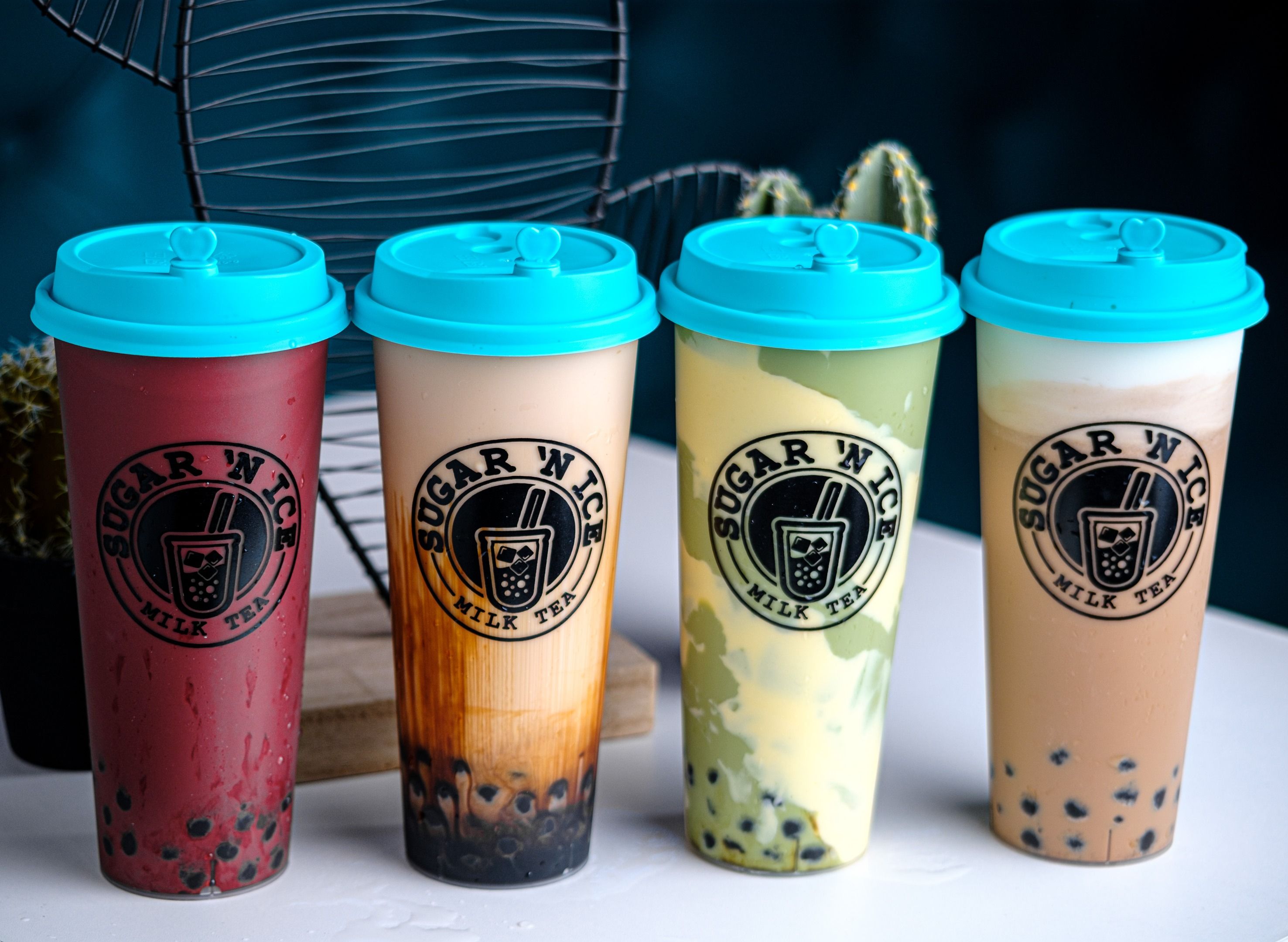Sugar 'n Ice Milk Tea - Tan Lorenzo Street vendor logo