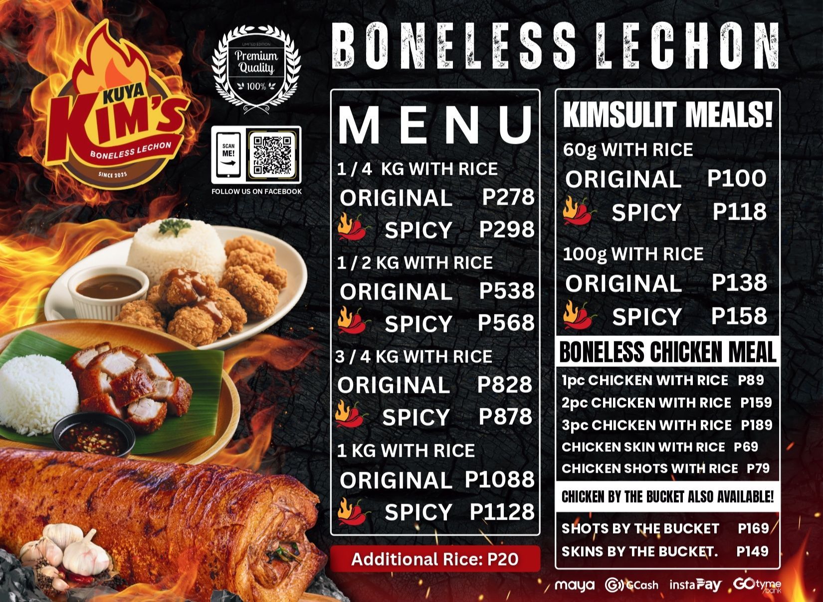 Kuya Kim's - R Duterte Street vendor logo