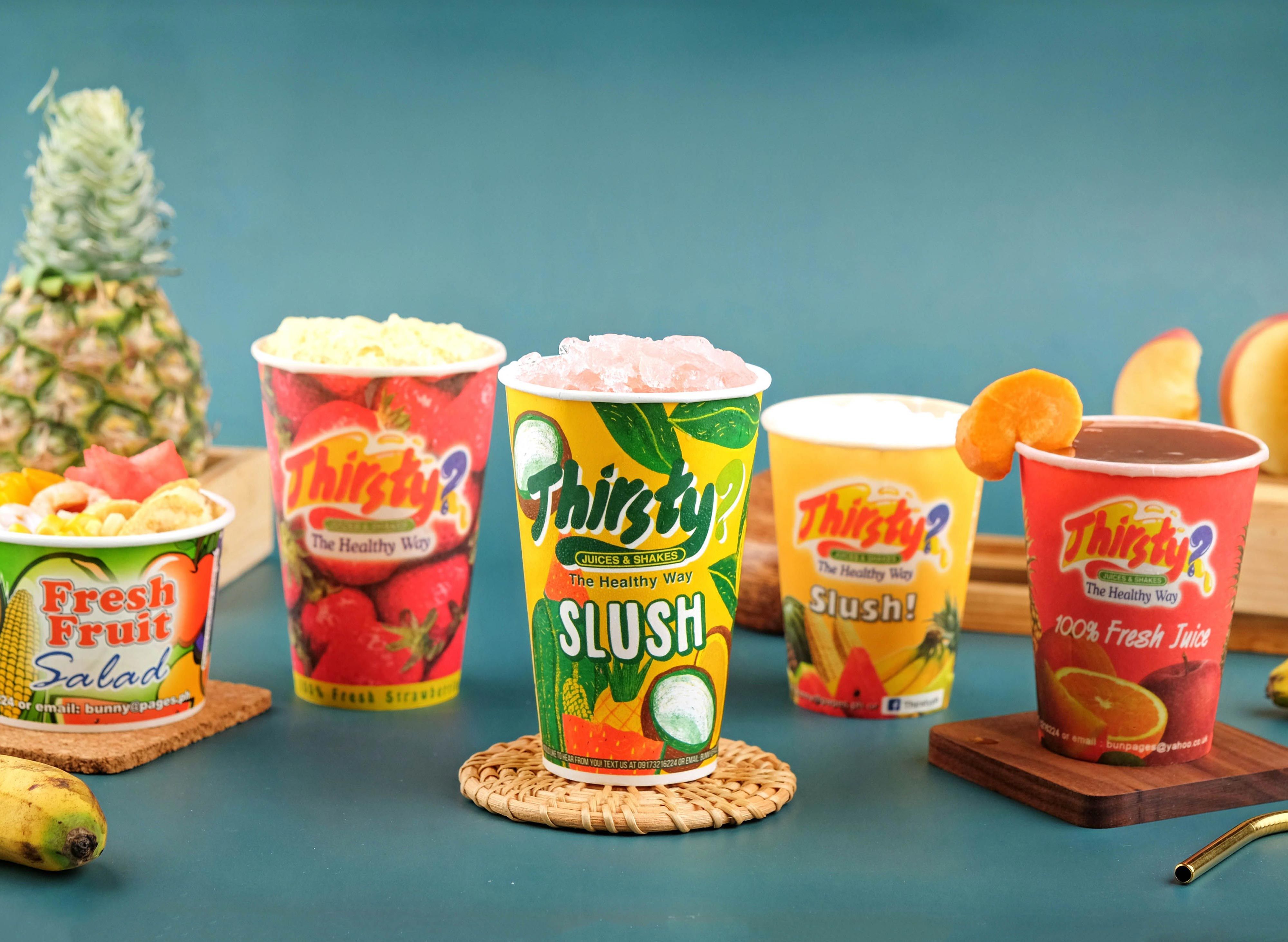 Thirsty Fresh Fruit Juices and Shakes - Gaisano Riverside vendor logo