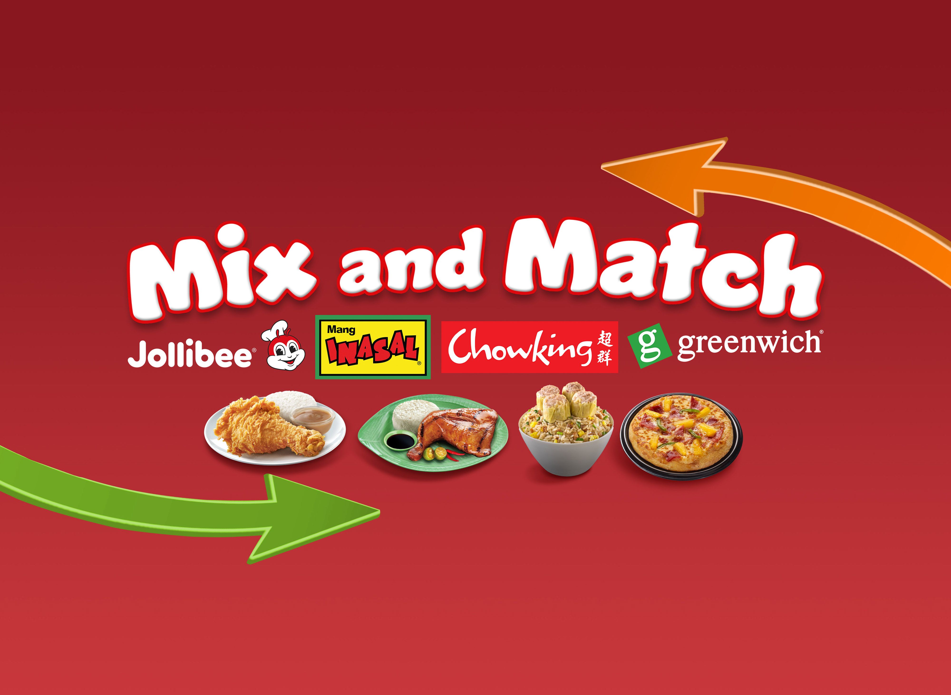 Mix & Match Jollibee, Mang Inasal, Chowking & Greenwich - CityMall Arayat vendor logo