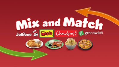 Mix & Match Jollibee, Mang Inasal, Chowking & Greenwich - CityMall Arayat