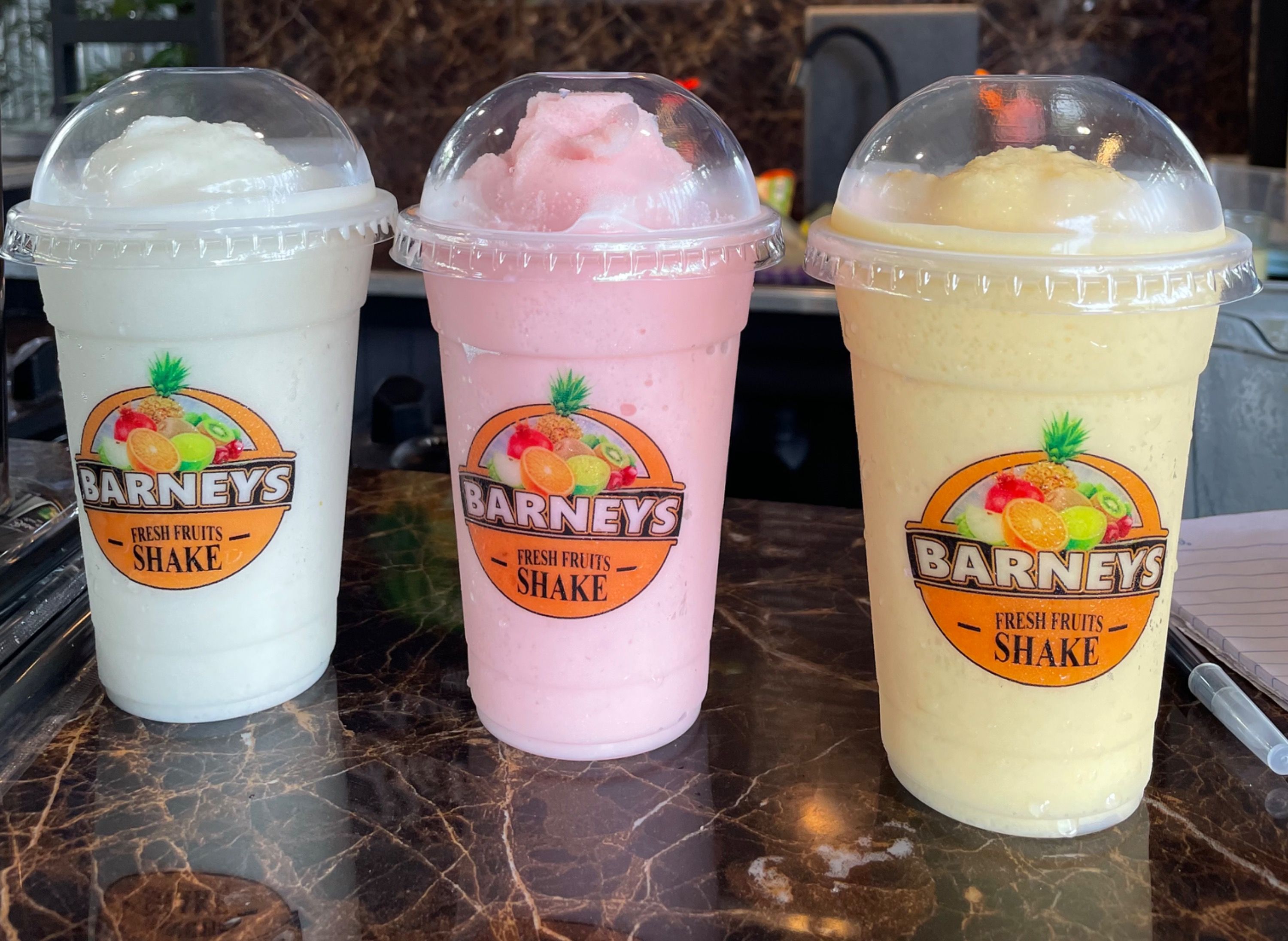 Barney's Fresh Fruits Shake & Juice - Mabini Street vendor logo