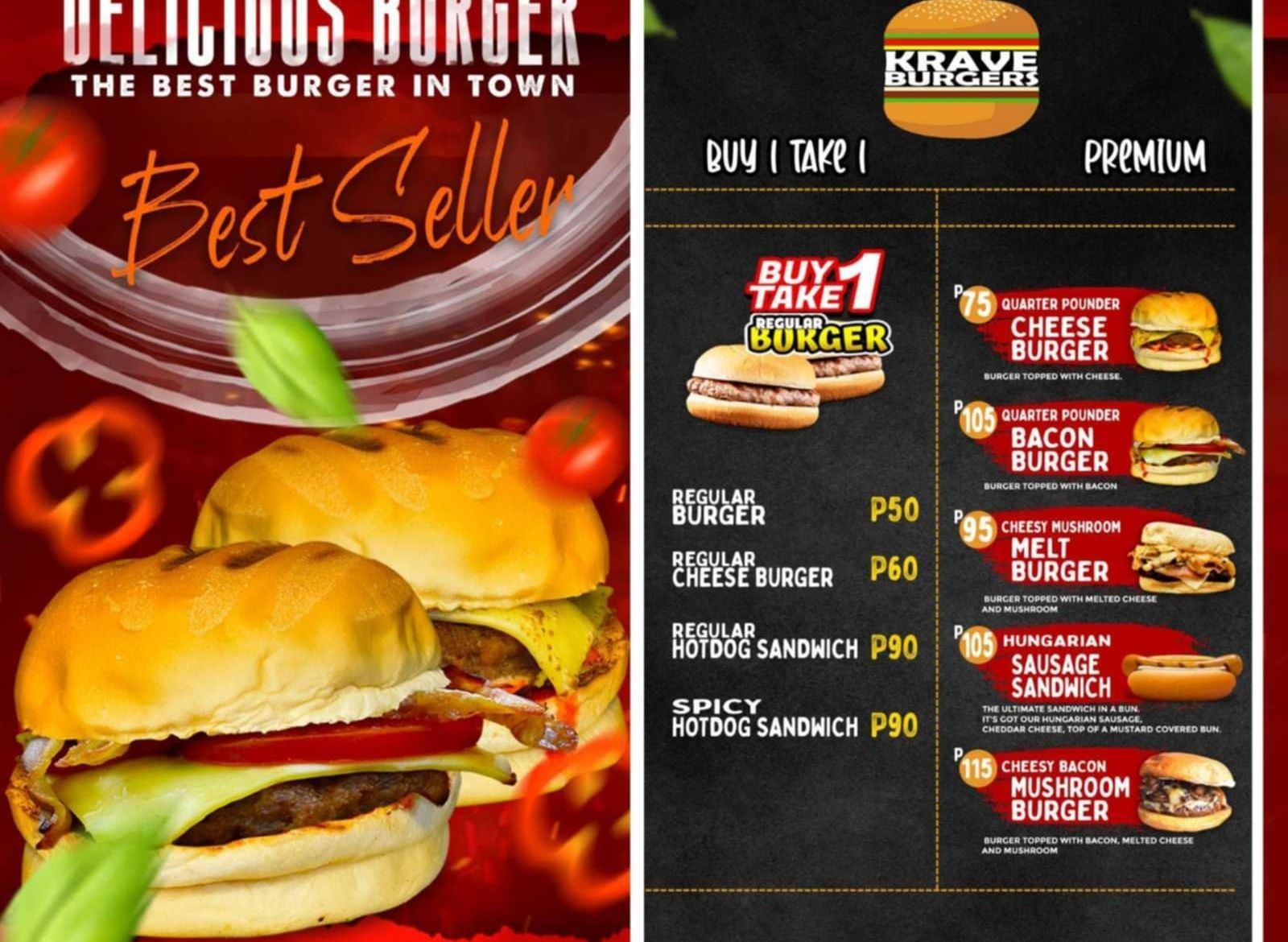 Krave Burger - Regina Heights vendor logo