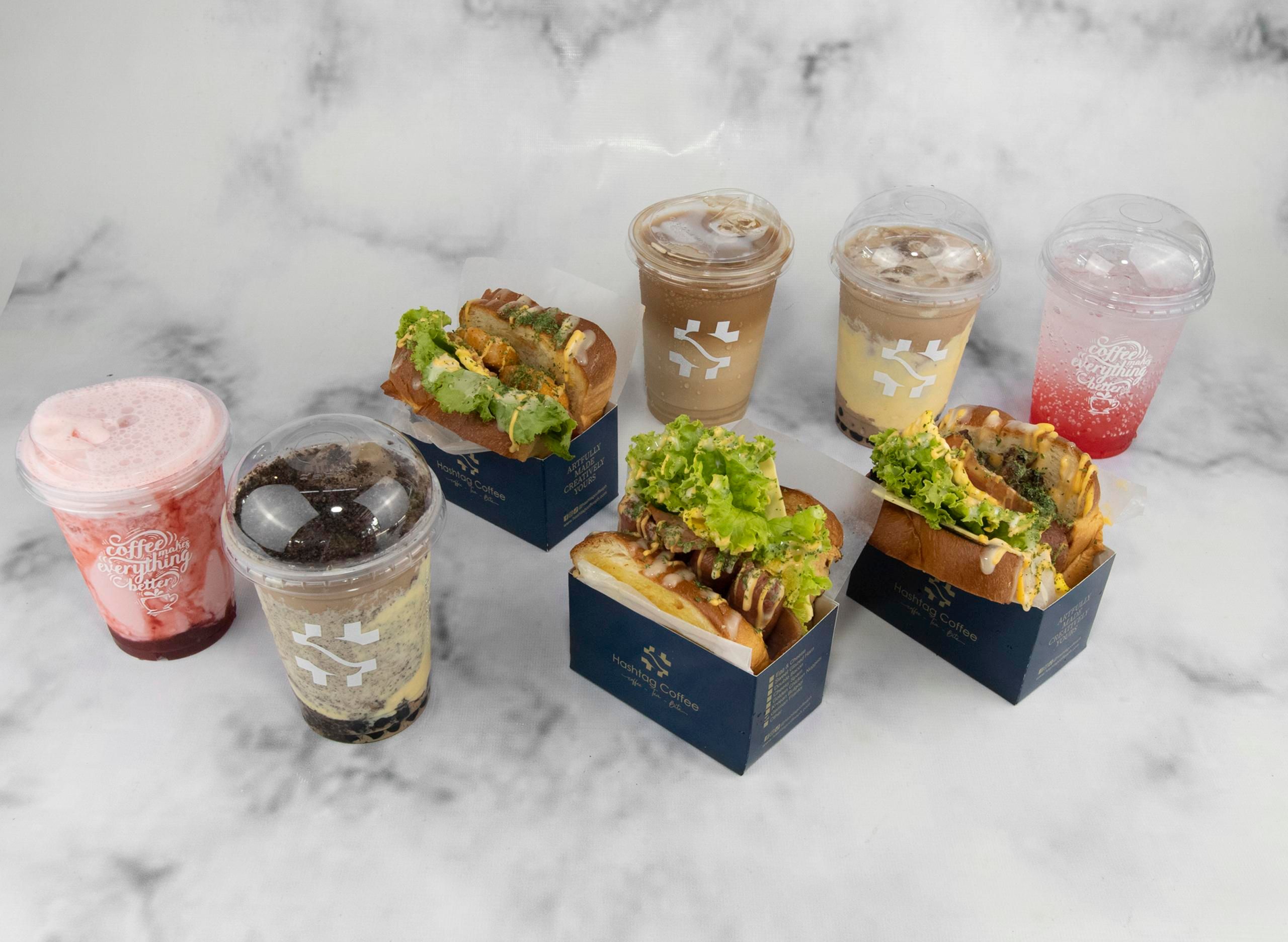 Hashtag coffee Plumeria delivery in Santo Tomas Food Delivery Santo