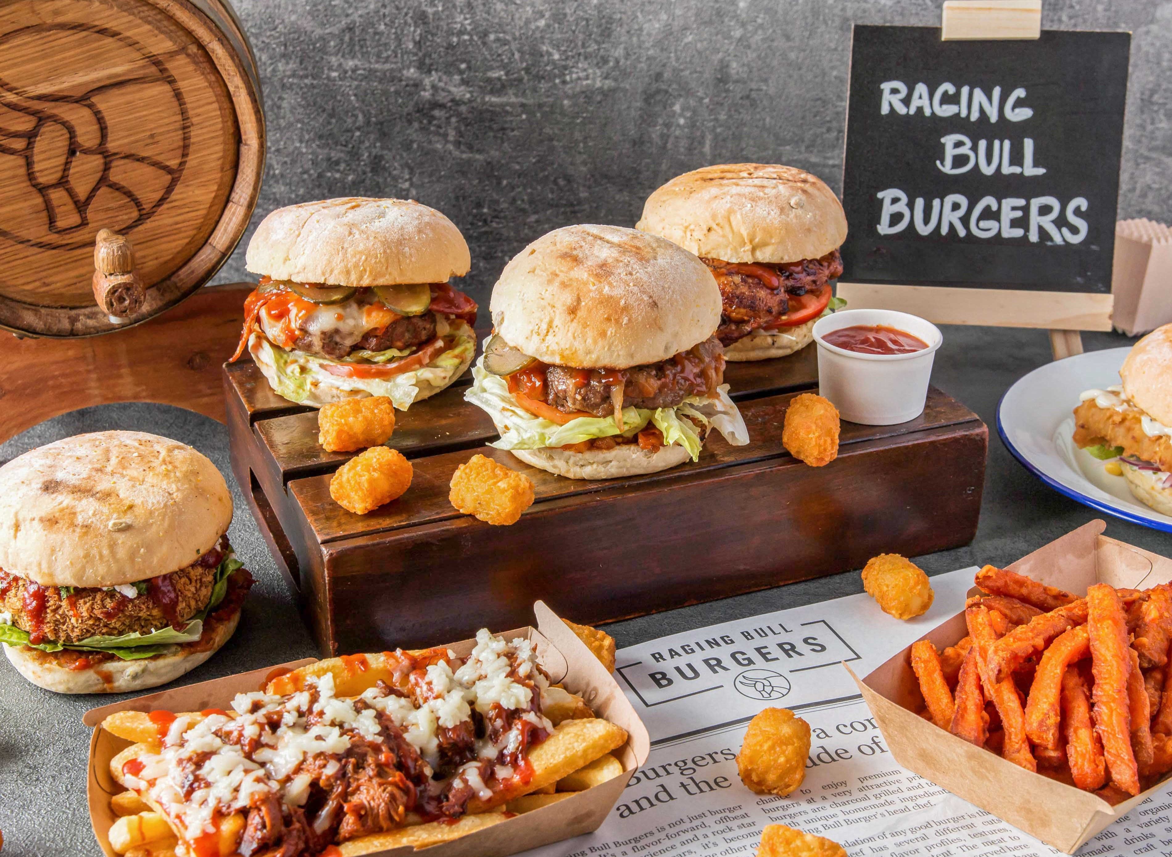 Raging Bull Burgers - The Rise delivery in Makati City| Food Delivery  Makati City | foodpanda