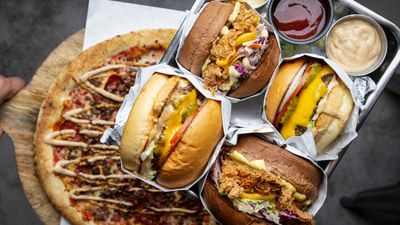 The Pizza Burger At BigBites - Asin Road