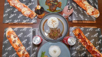 Megawatt Steak Pizza Salad - Aguirre Avenue