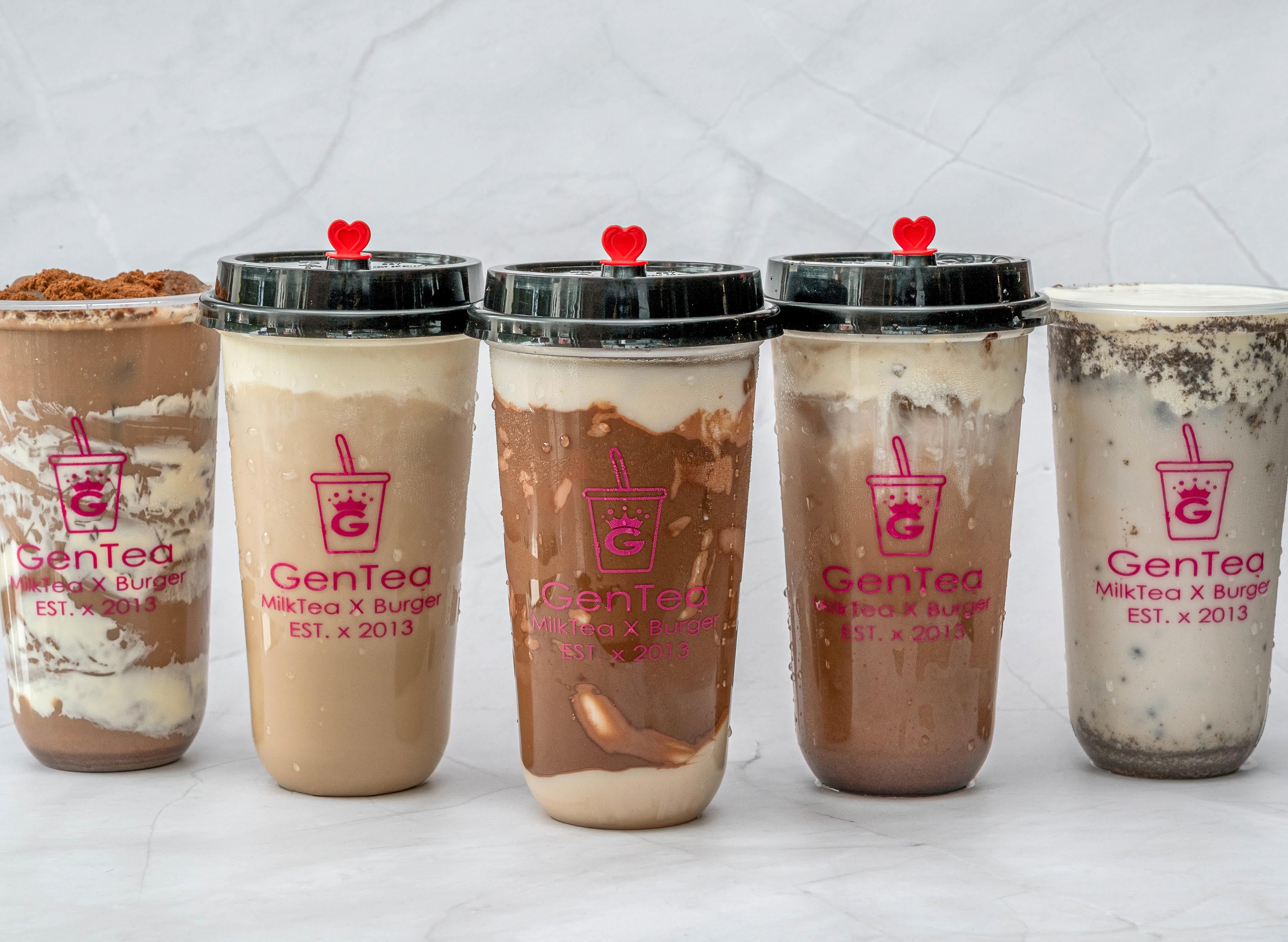 GenTea Milk Tea x Burger BF Resort delivery in Las Pinas City Food