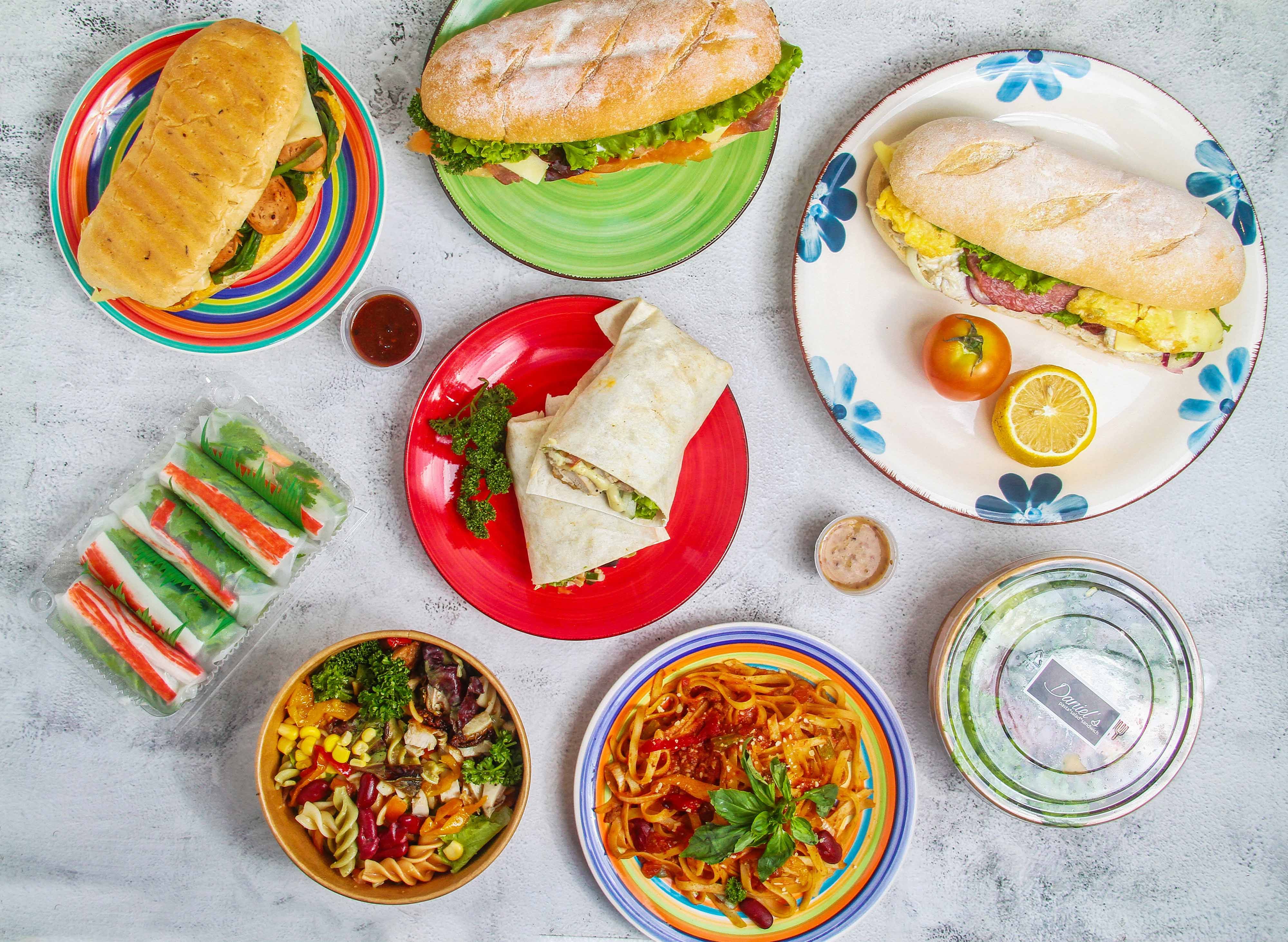Daniel's Pasta Salad and Sandwich - Maginhawa Street vendor logo