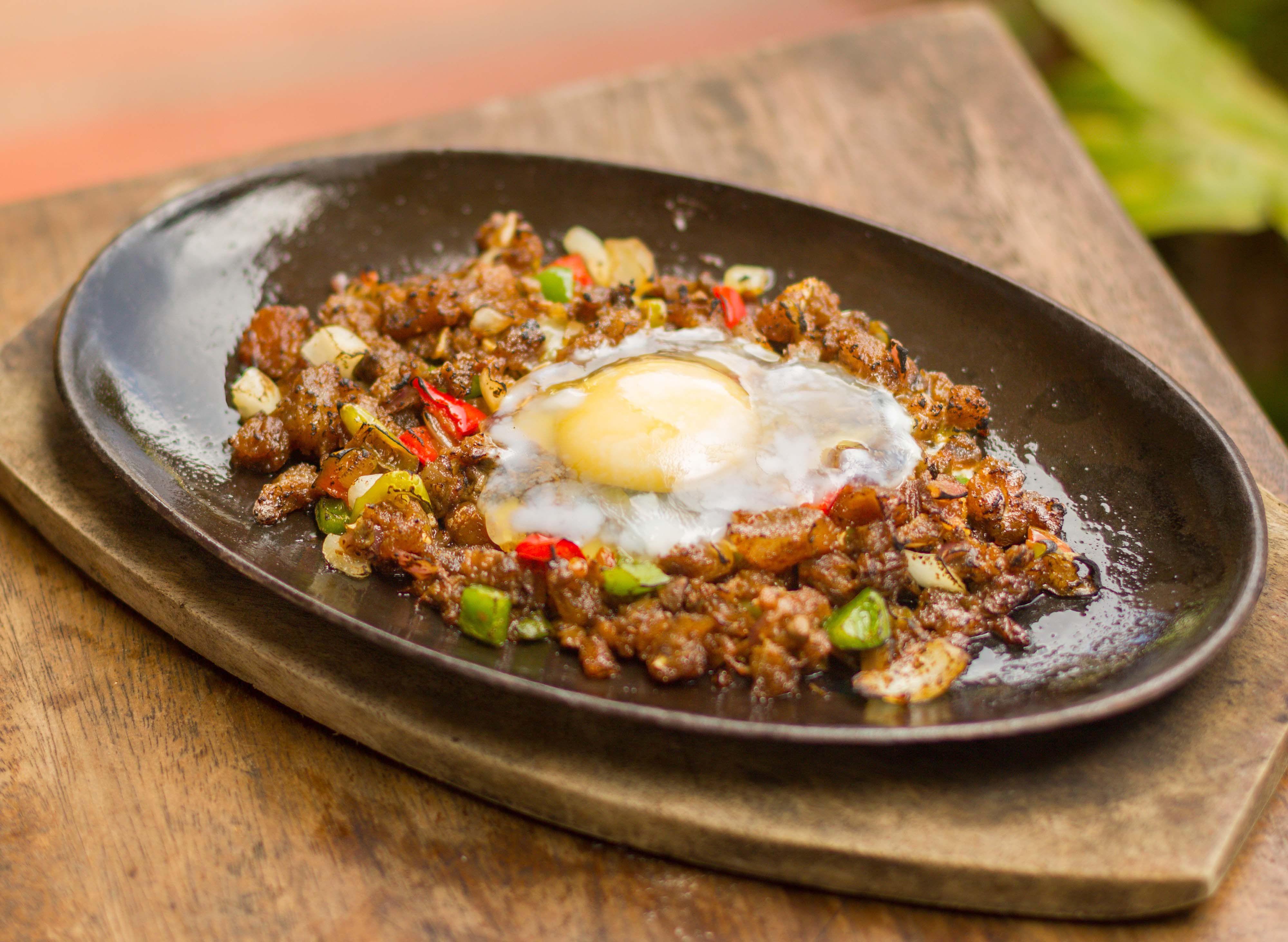 sisig with egg