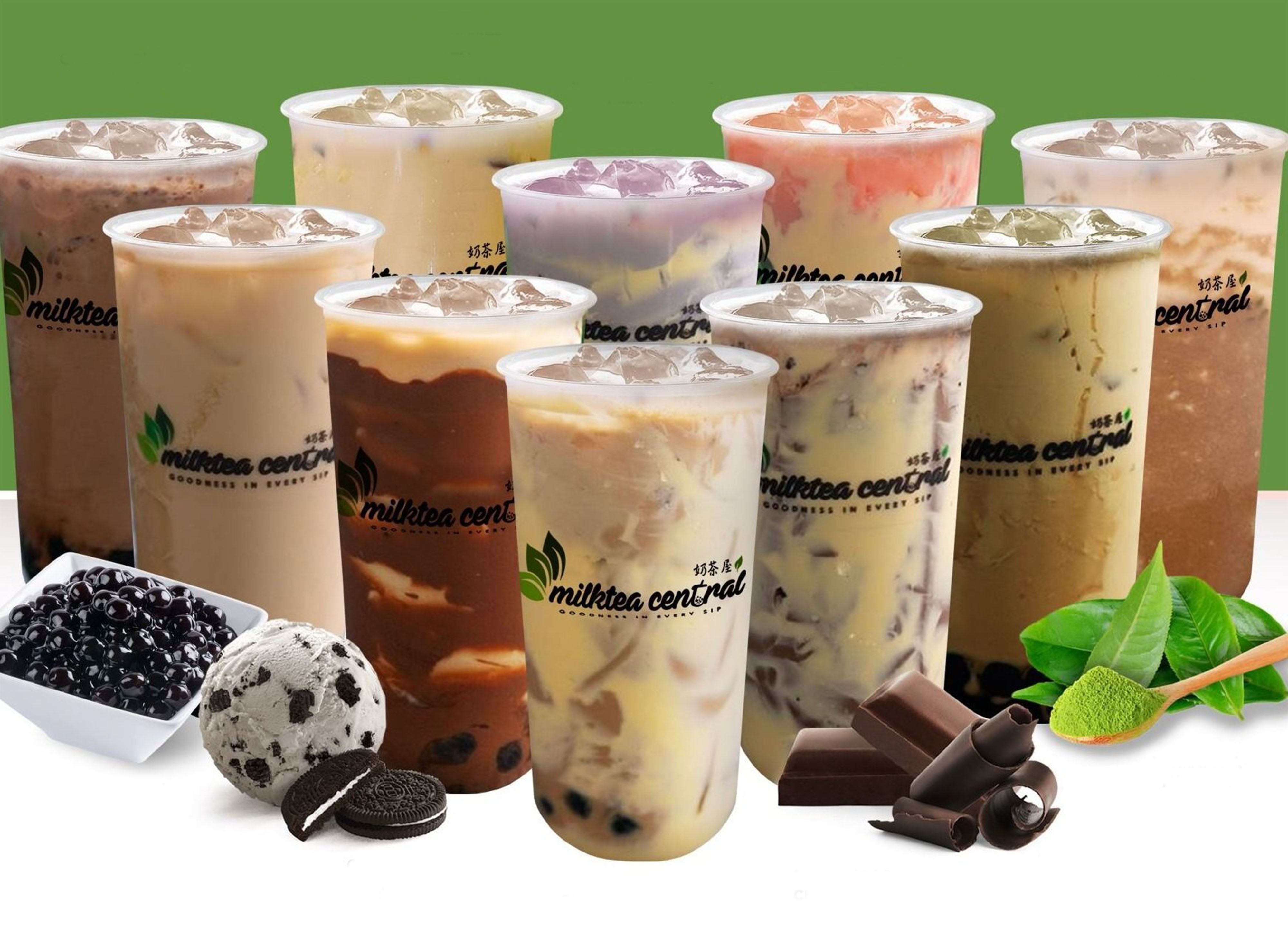 Milktea Central -Tomas Oppus Street vendor logo