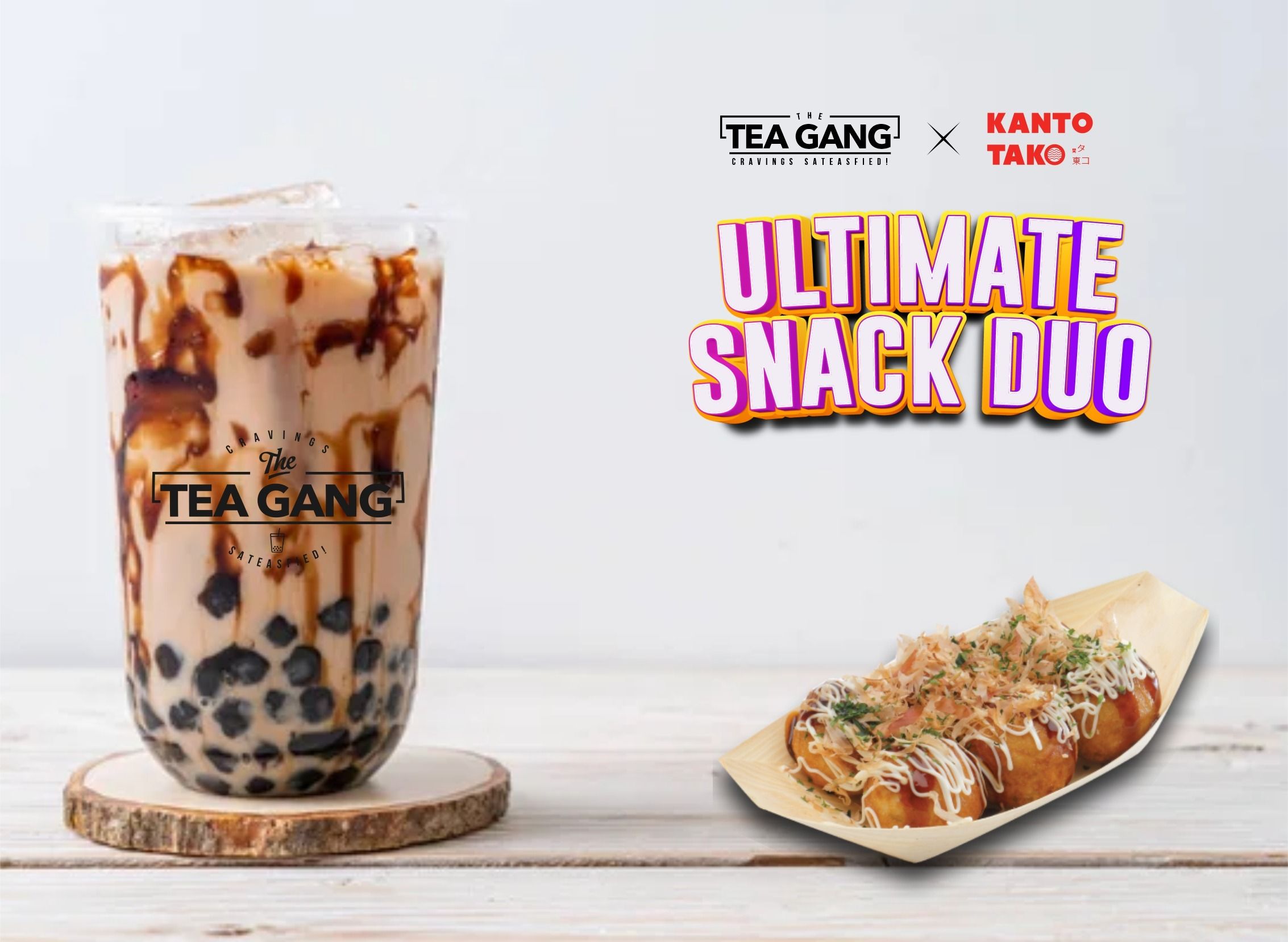 The Tea Gang x Kanto Tako - Taytay vendor logo