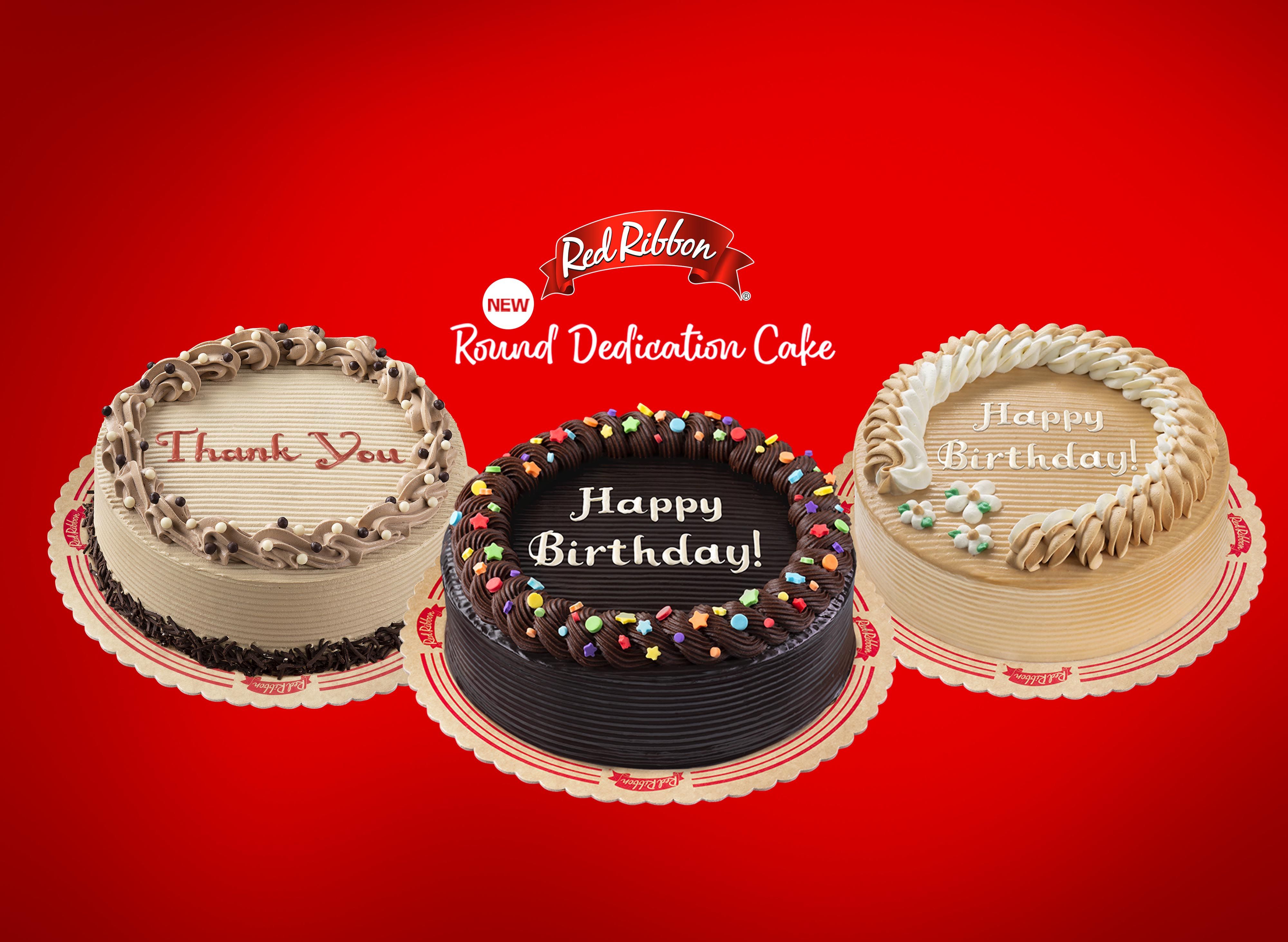 red ribbon cakes images