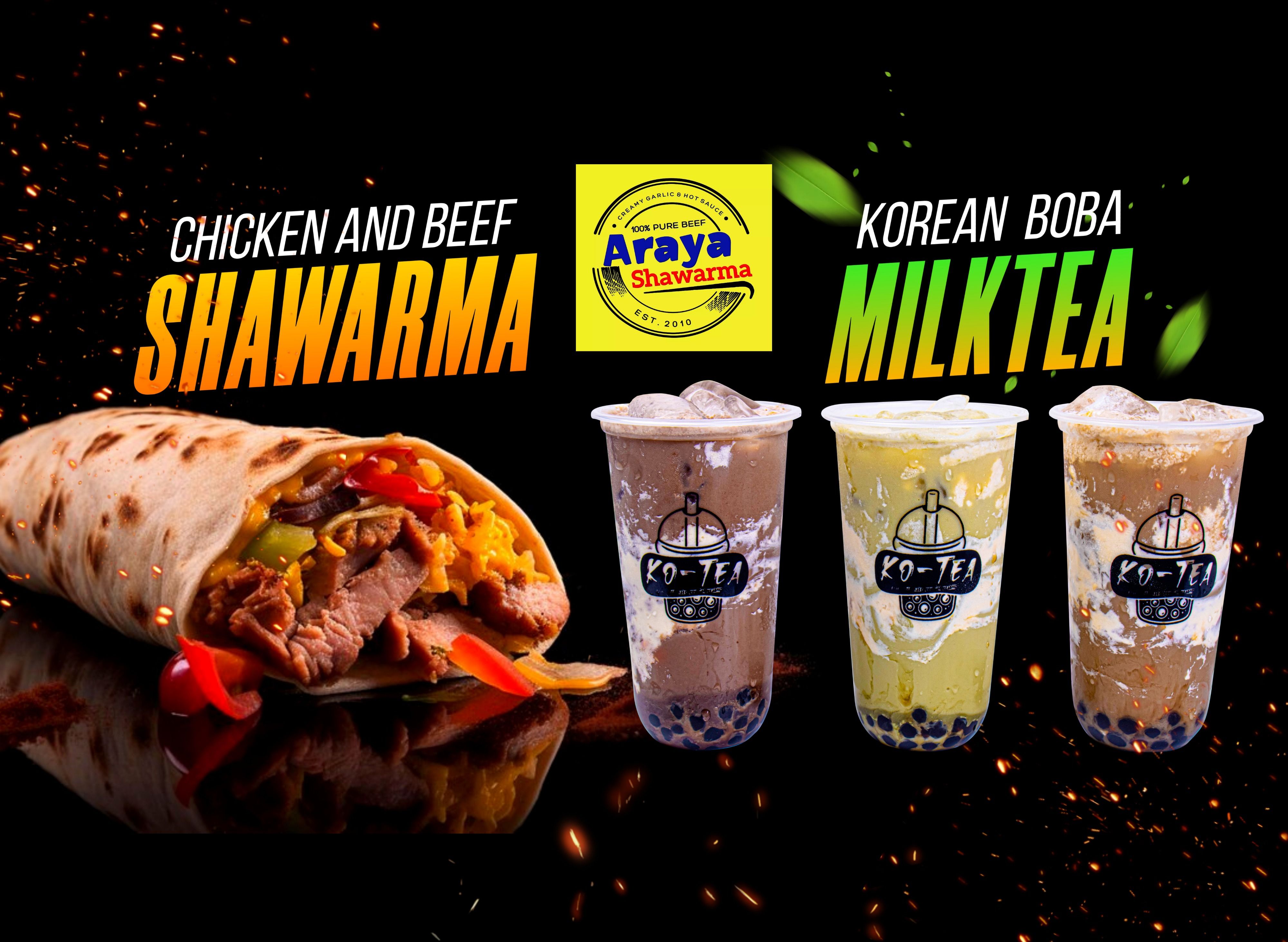 Araya Shawarma Milktea - Zamora Dagupan vendor logo