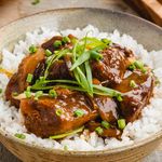 Beef Brisket on Rice