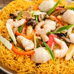 Crispy Noodles with Seafood
