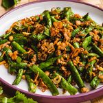 String Beans with Ground Pork & Shrimps