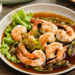 Chili Shrimps with Rice