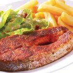 Blackened Salmon Steak