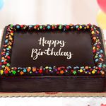 Chocolate Dedication Cake 12x12