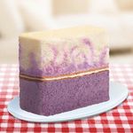 Ube Marble Cake Slice